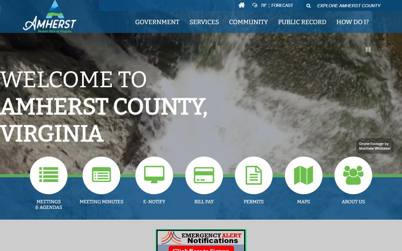 amherst county government website civil court records