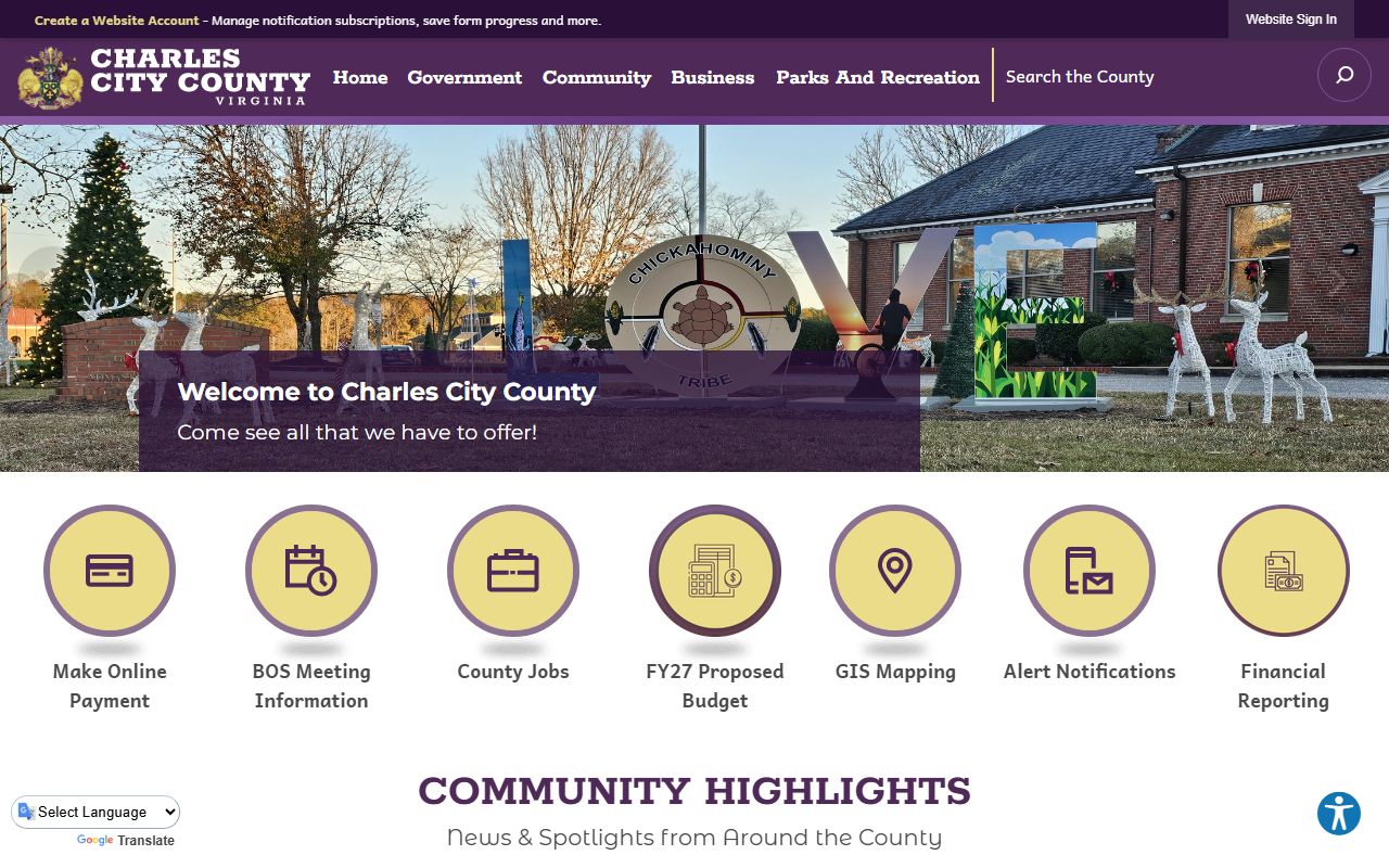charles city county civil court records government website