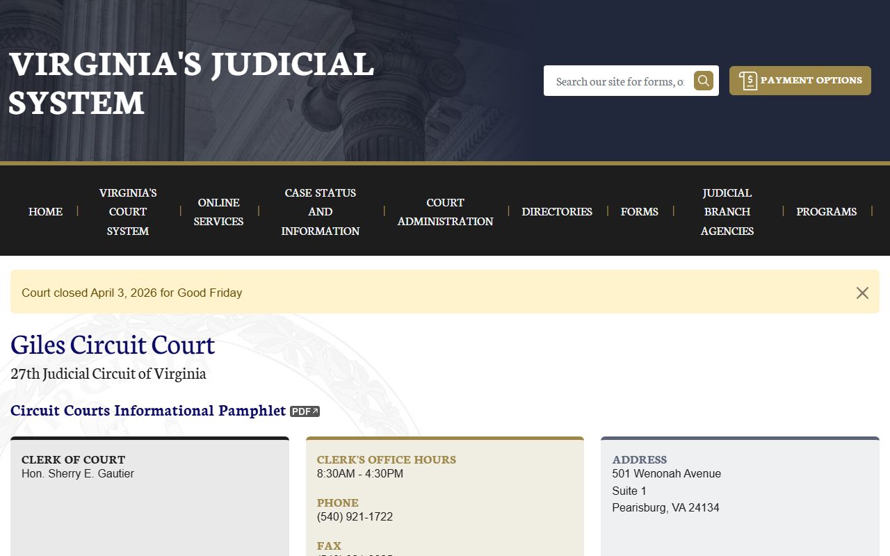 giles county civil court records circuit court page