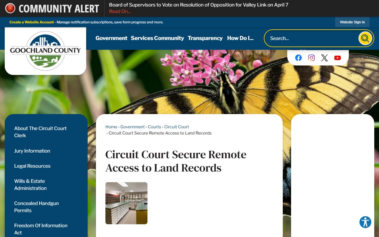 goochland county secure remote access civil court records