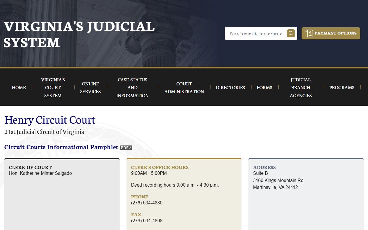 henry county civil court records circuit court page