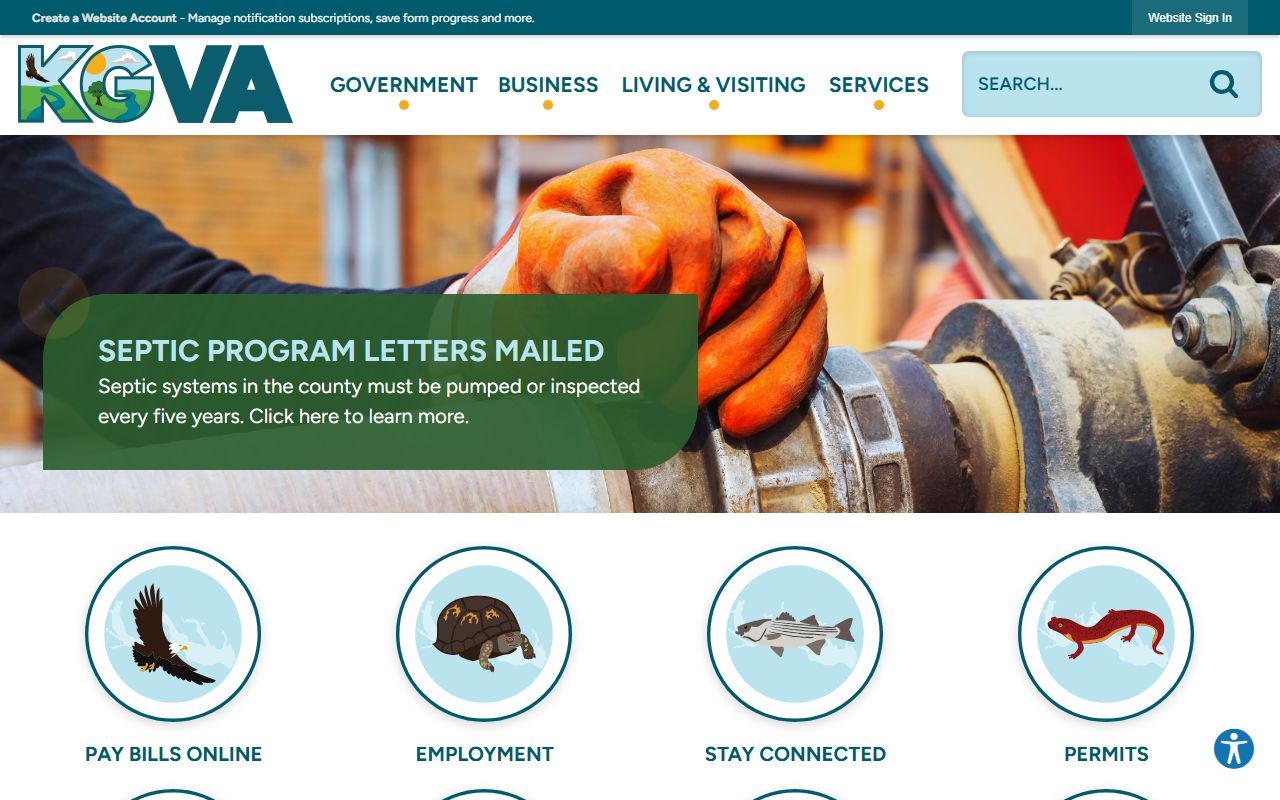 king george county government website civil court records